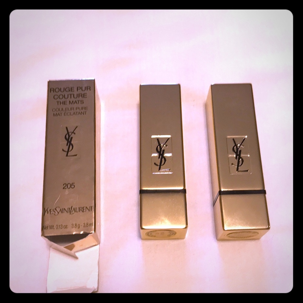 Red lipstick. Yves Saint Laurent. New.